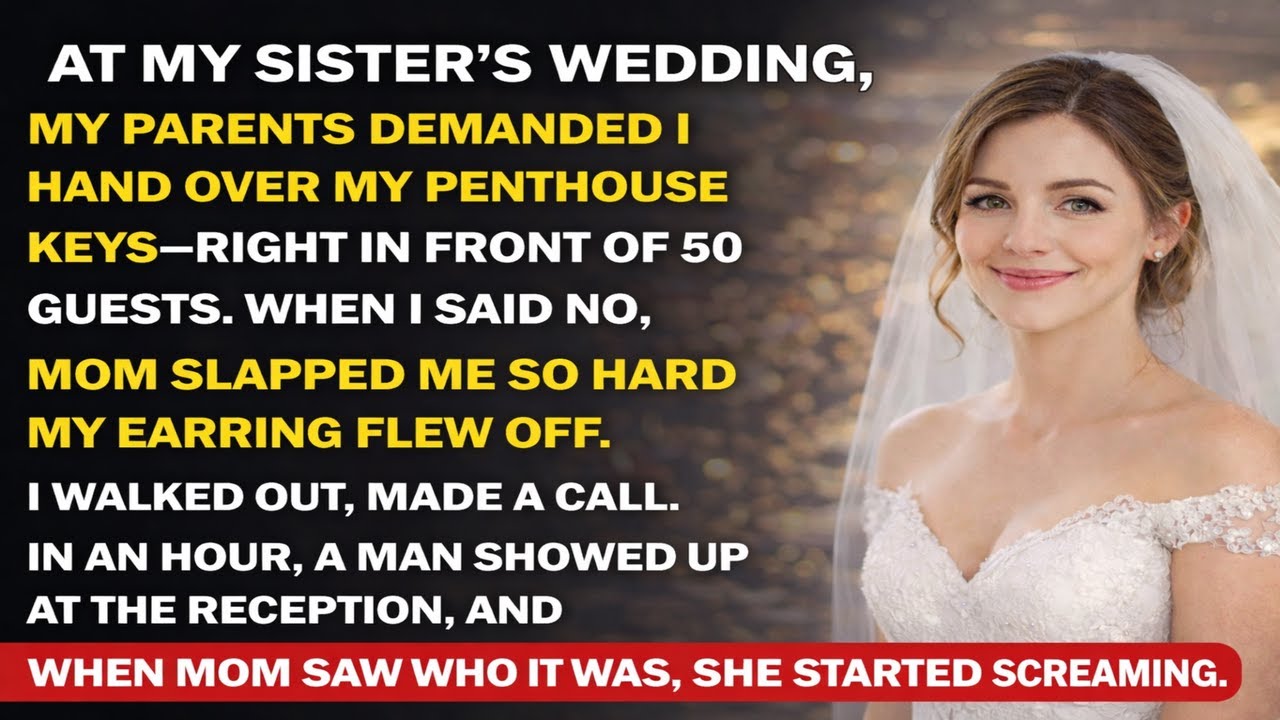 At My Sister’s Wedding, Parents Demanded My Penthouse — I Refused and Changed Everything