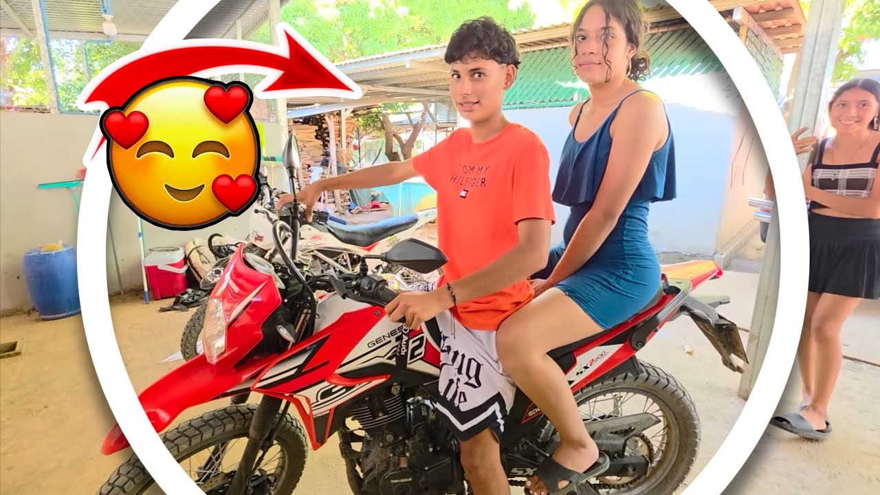 De Todas Las Chicas Chimirin😳Eligió A Nicol para Llevarla en Su Moto❤️  