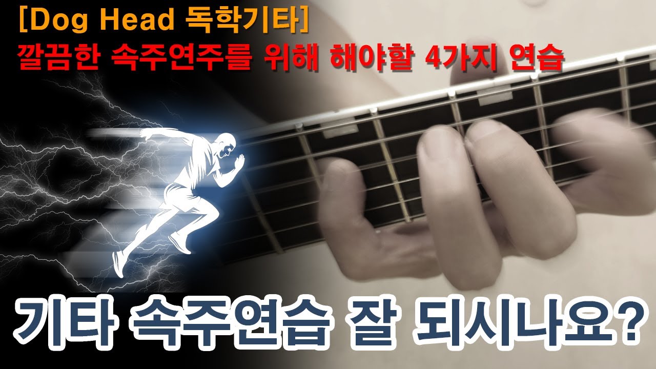 [Dog Head 독학기타] 속주입문자라면 한번쯤 보면 좋은...(EP_14)