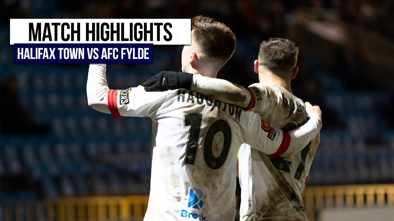 HIGHLIGHTS: Halifax Town 1-2 AFC Fylde