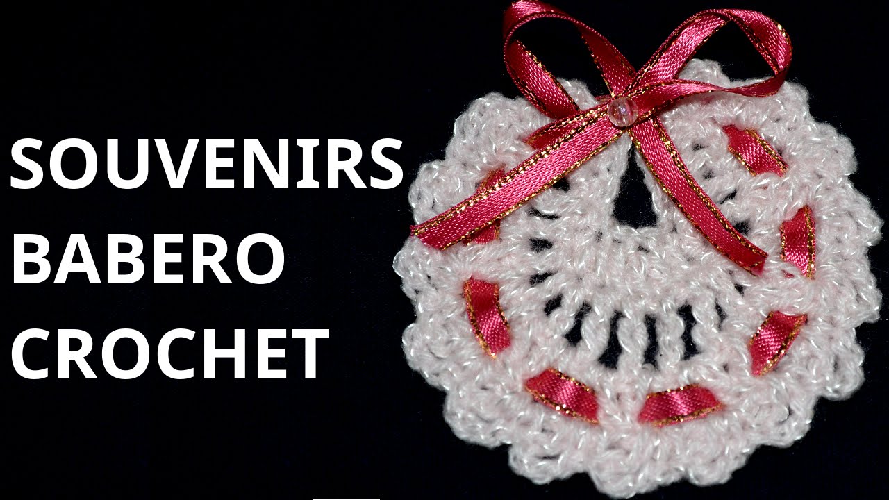 SOUVENIRS en tejido #crochet o ganchillo (Modelo Babero) tutorial paso a paso. Moda a Crochet