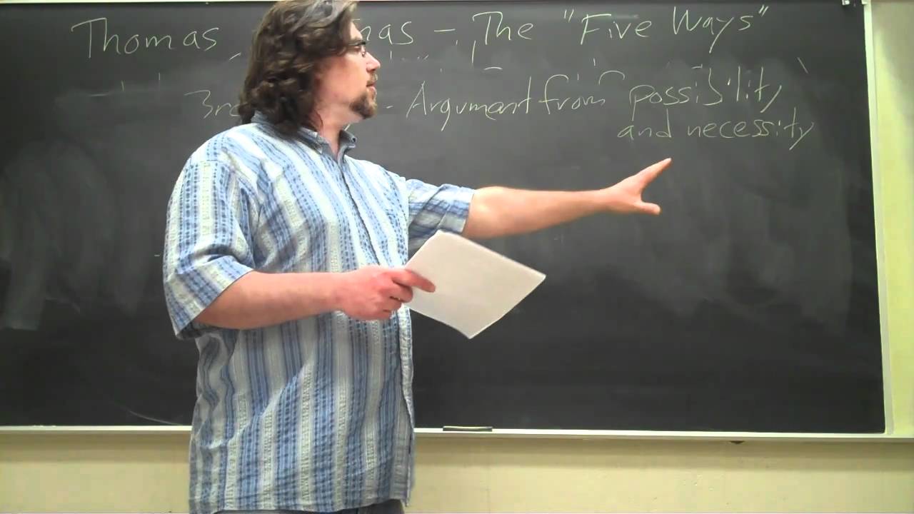 Philosophy of Religion:  Thomas Aquinas' Five Ways