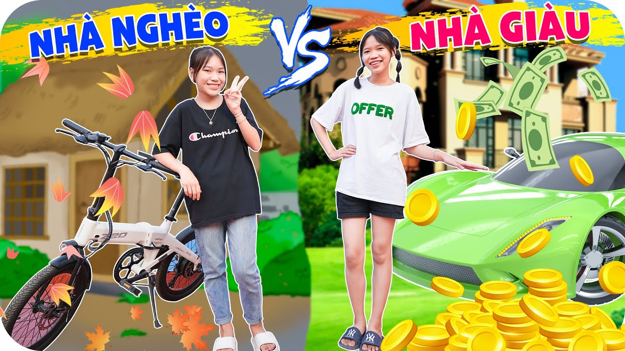 Cô Bé Nhà Nghèo VS Cô Bé Nhà Giàu ♥ Min Min TV Minh Khoa