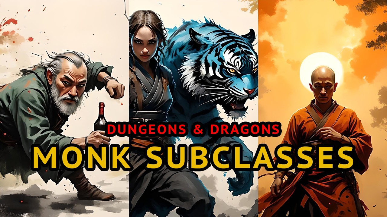 D&D Monk Subclasses | Monastic Traditions & Orders