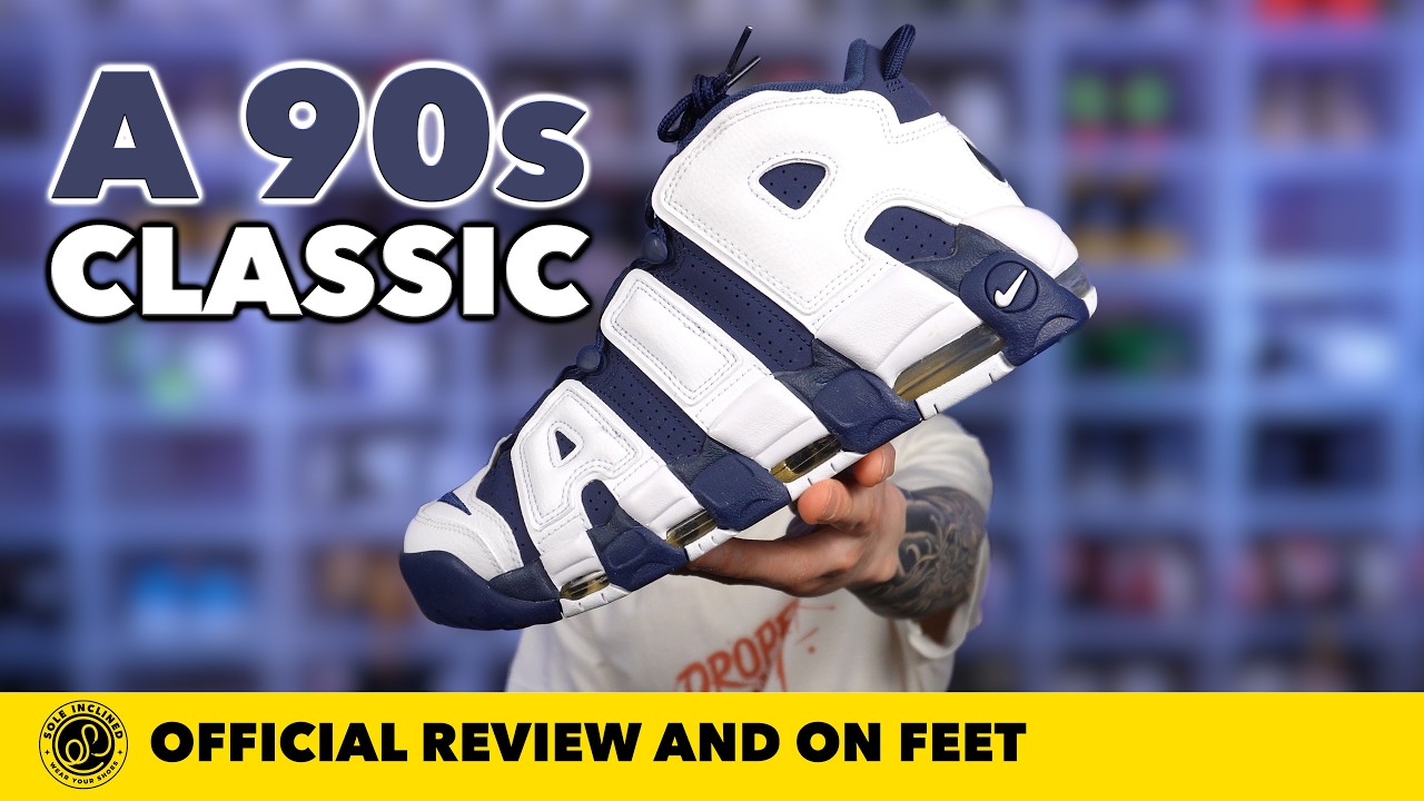 A 90s Classic! Nike Air More Uptempo 'Olympic' In Depth Review and On Feet.