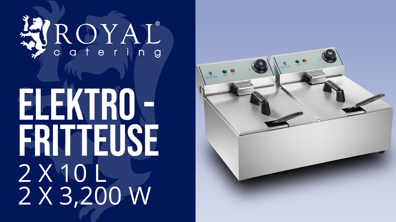 Elektro-Fritteuse Royal Catering RCEF-1ODY-ECO | Produktpräsentation
