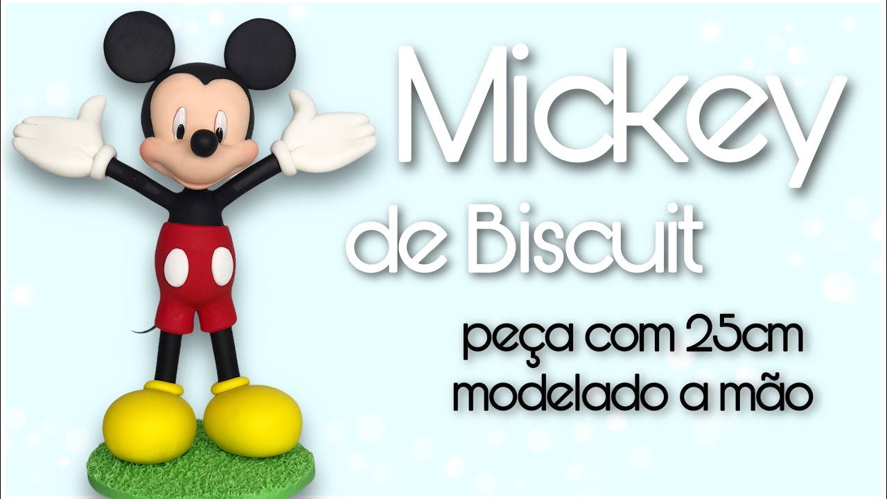 DIY | Mickey de Biscuit | Para Decoração de Festa