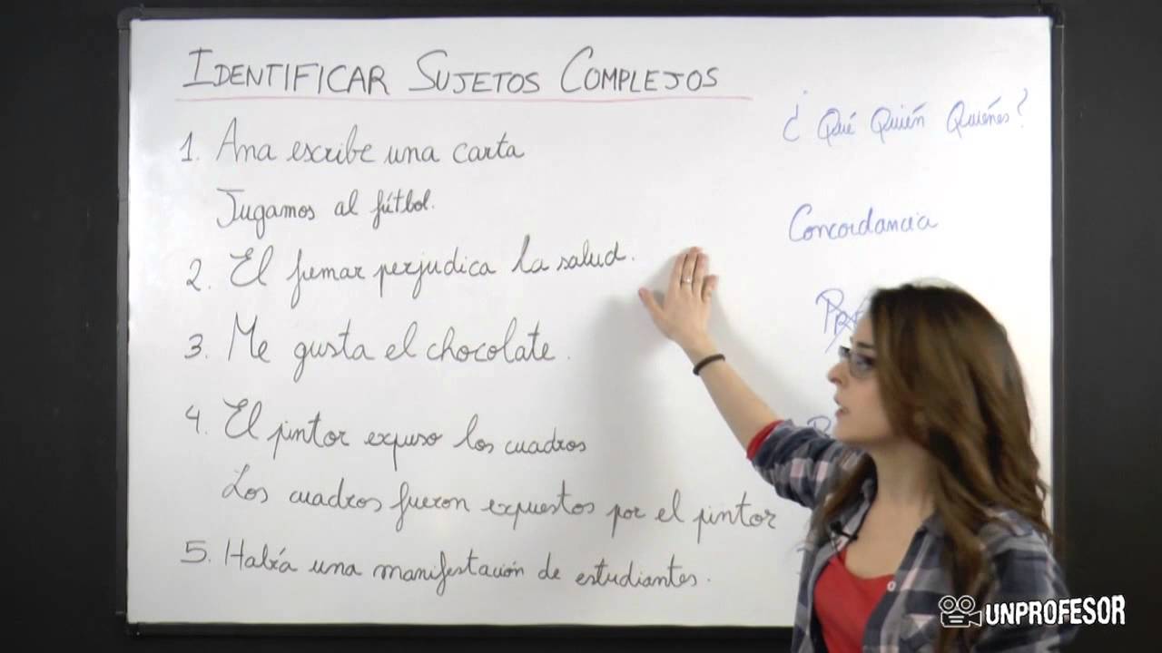 Identificar Sujetos complejos