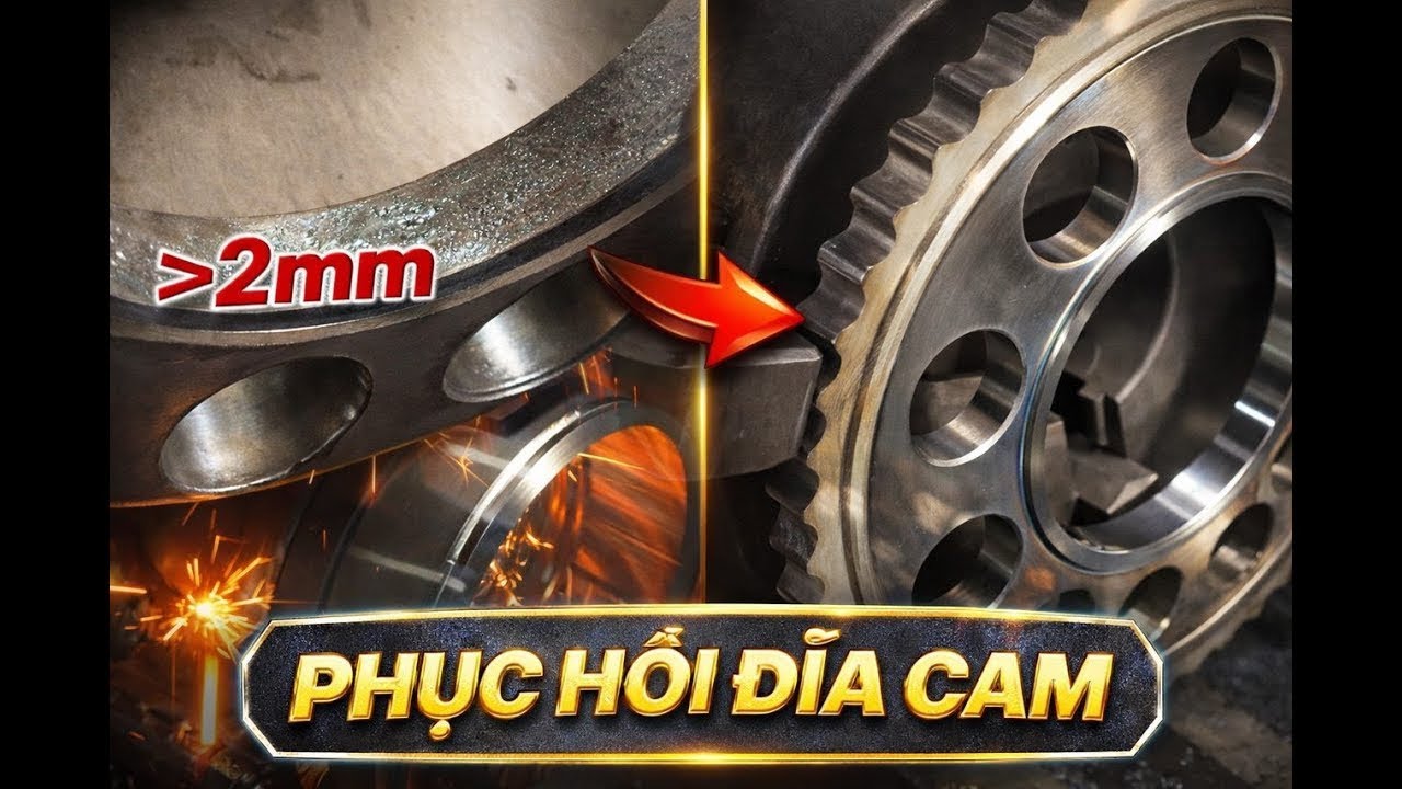 Đĩa CAM Cyclo Bị Mòn Nặng | Quy Trình Phục Hồi Thực Tế (Phần 2 )