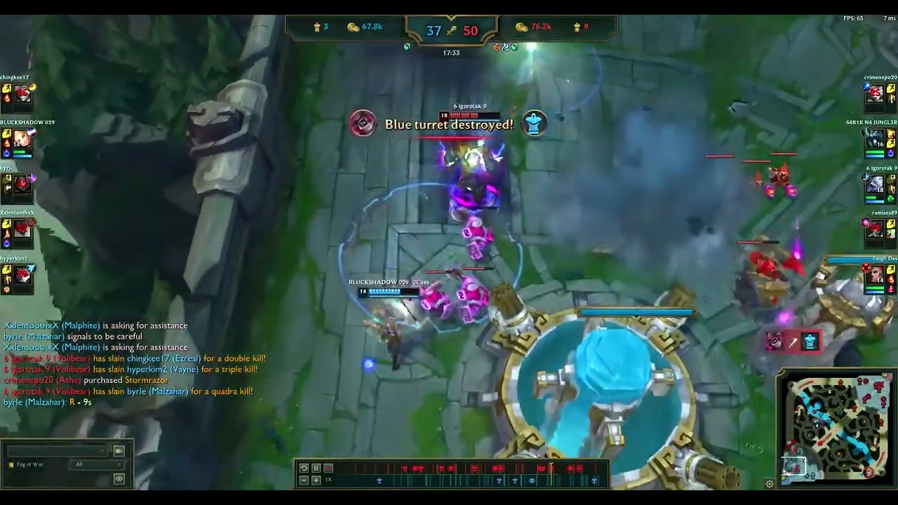 PENTA KILL URF VOLI SUPER OP! 😱😱😱 #leagueoflegends  #shorts