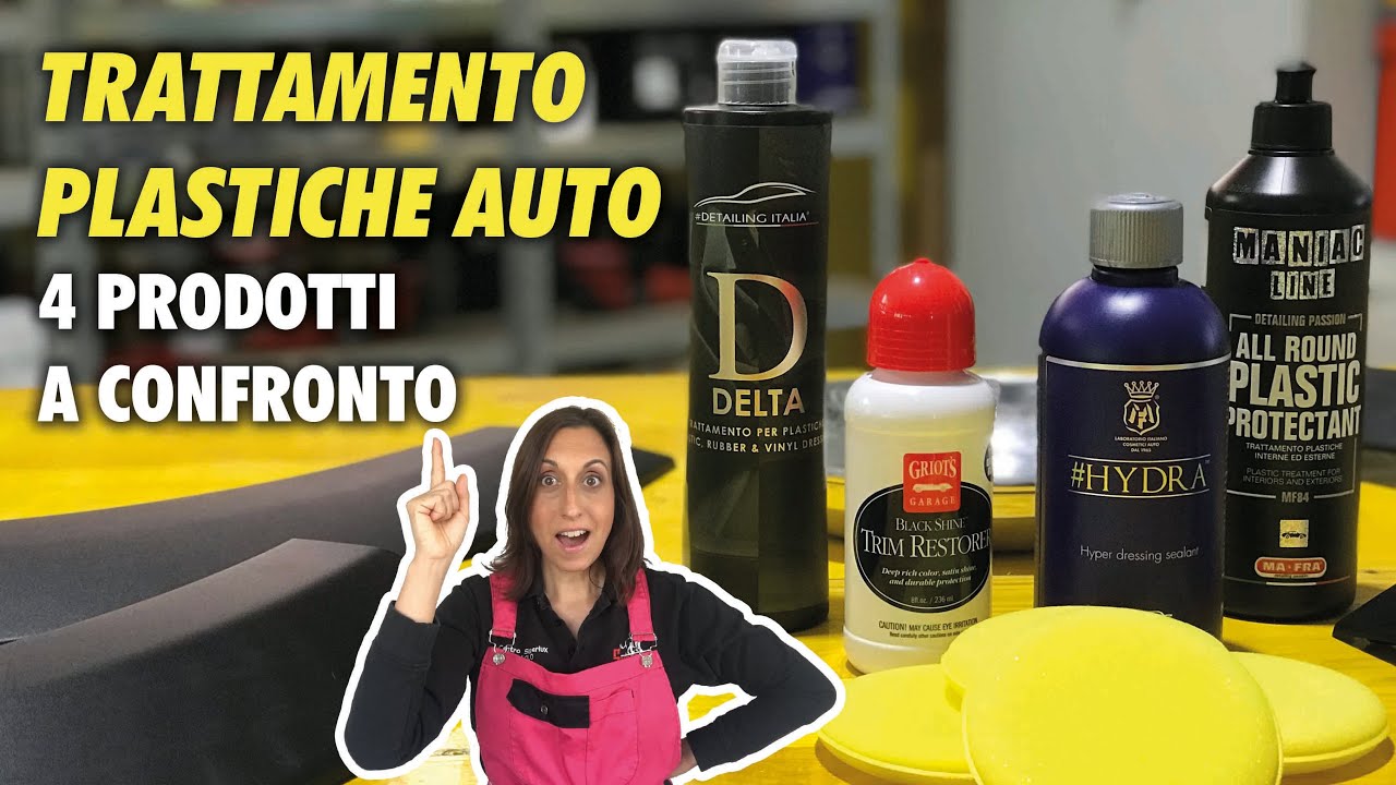 Trattamento Plastiche Auto: 4 Prodotti a confronto | La Moglie del Carrozziere