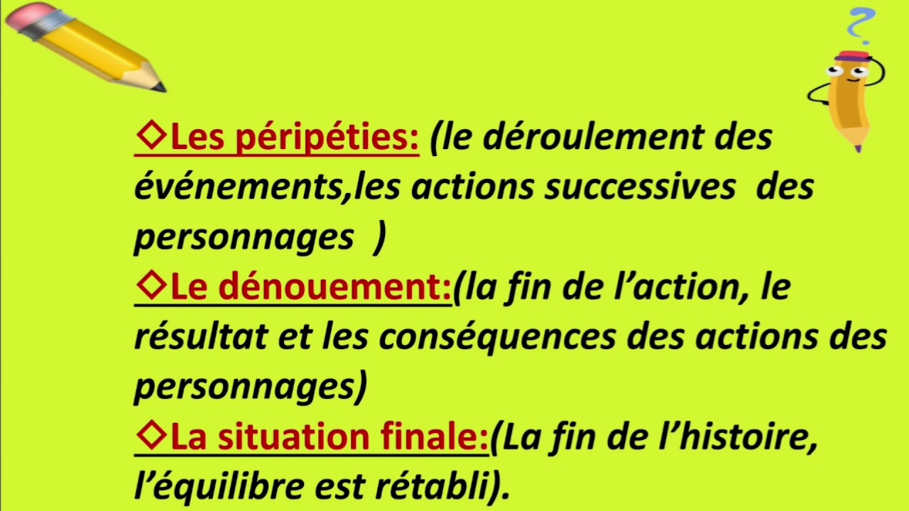 Le texte narratif / ses caractéristiques?