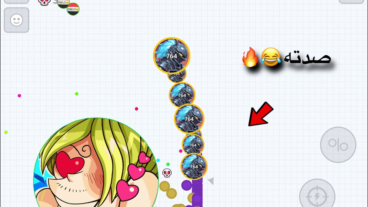 اقاريو - قيم بالصوت دعس مع اغاني طيور الجنه😂🍼أقوى دستروي بتشوفه😍🔥AGARIO BEST UNCUT VS FULL SERVER