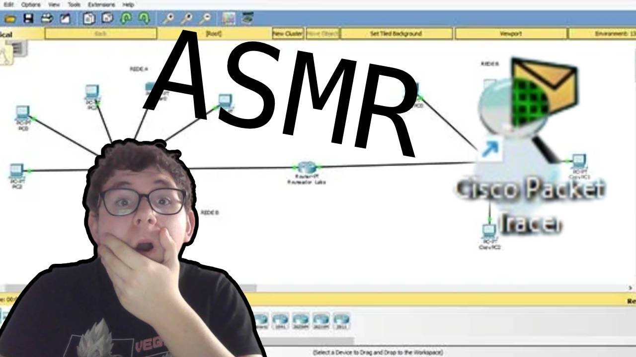 ASMR JE M'ENTRAÎNE SUR CISCO PACKET TRACER