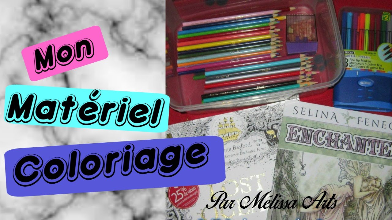 Mon matériel de coloriage