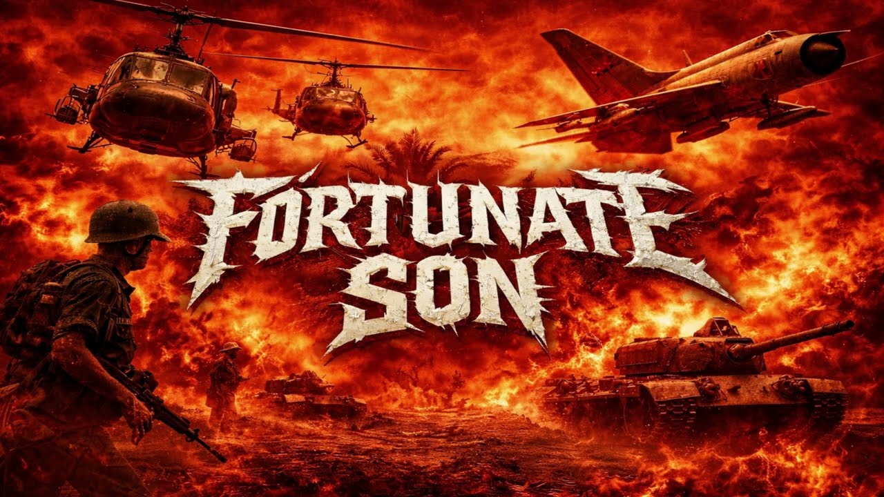 Battle Drone -⚡🚁🔥 Fortunate Son 🔥🌴⚡ - Metal, Heavy, Vietnam, Cover, Creedence Clearwater Revival