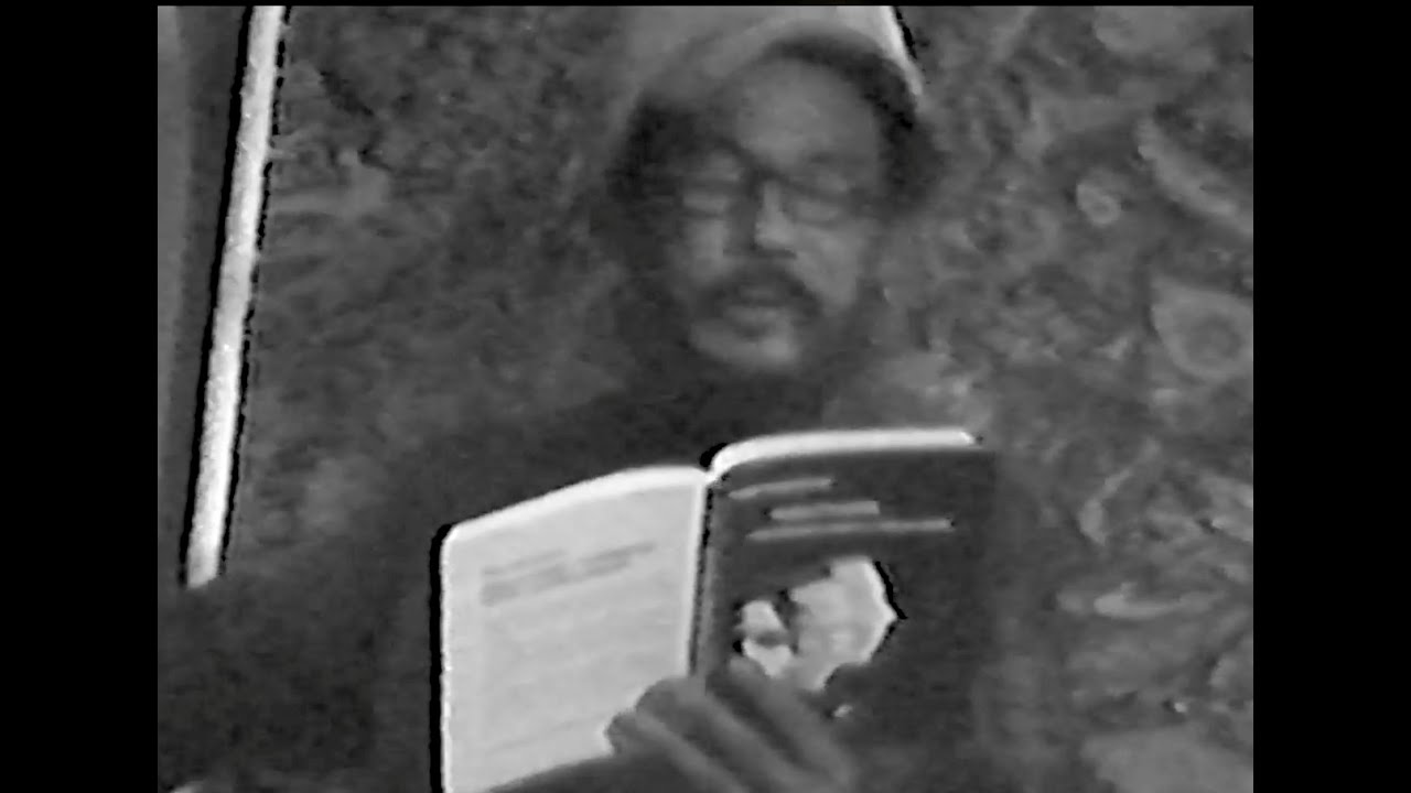 Bob Kaufman Reading Malvinas Cafe, SF,  December 6, 1974 by Horace Washington