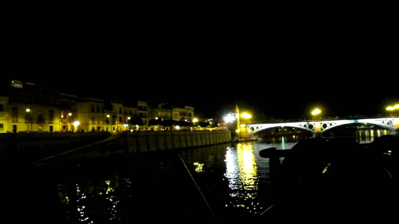 Triana Bridge Sevilla, Guadalquivir river