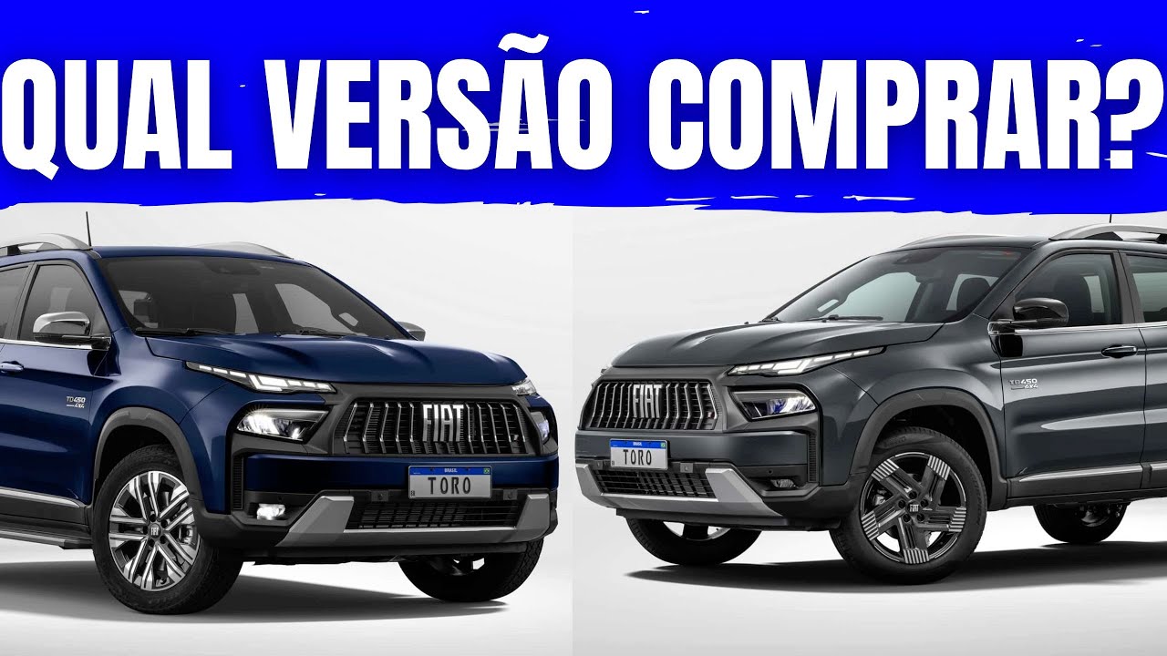 NOVA FIAT TORO VOLCANO 2.2 DIESEL 2026 VS TORO RANCH 2.2 DIESEL 2026! QUAL COMPENSA COMPRAR?