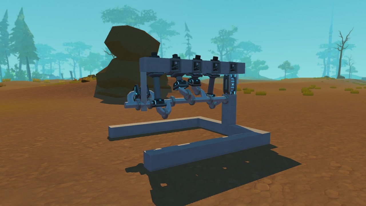 Scrap Mechanic-Building an I4 Piston Engine!