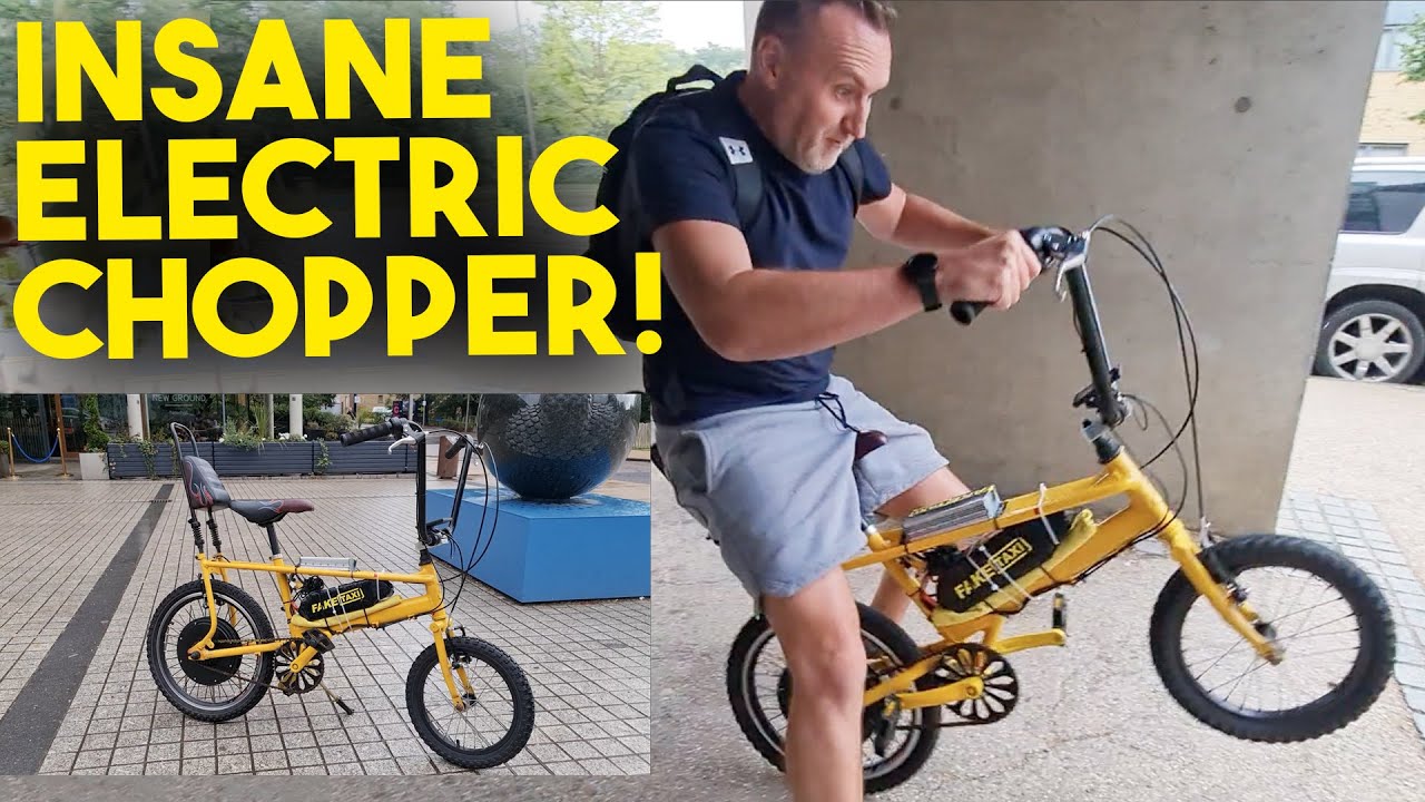 THIS 2000W ELECTRIC RALEIGH CHOPPER IS INSANITY!!!