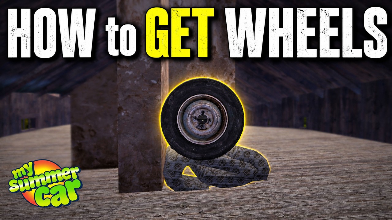 How to GET TIRES in MY SUMMER CAR FULL GUIDE