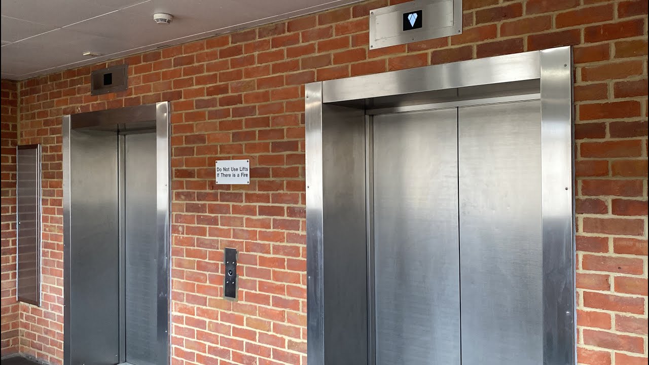 Nice KONE MonoSpace Lifts at Whitefriars Shopping Centre Car Park South in Canterbury
