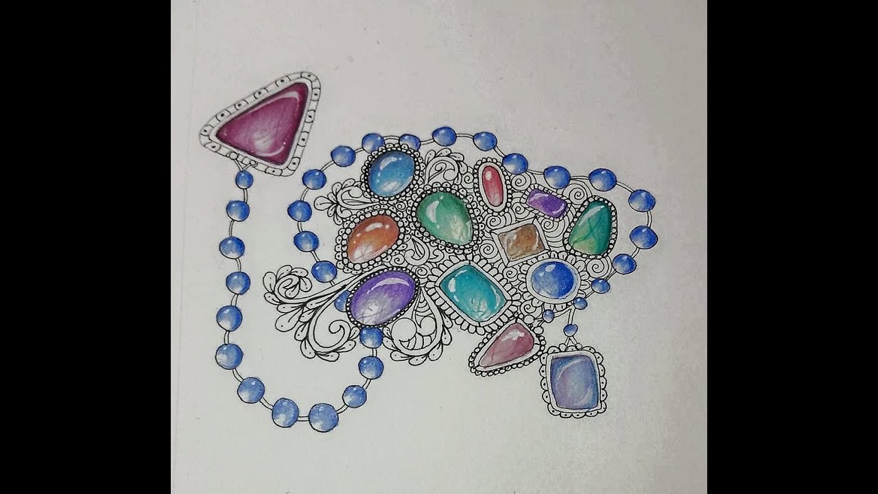 How I make Gems For My Zentangles