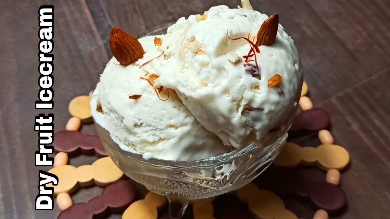 Dry Fruit Icecream Recipe | Easy Vanilla dry fruit ice cream recipe by Chef Madiha Nazeer