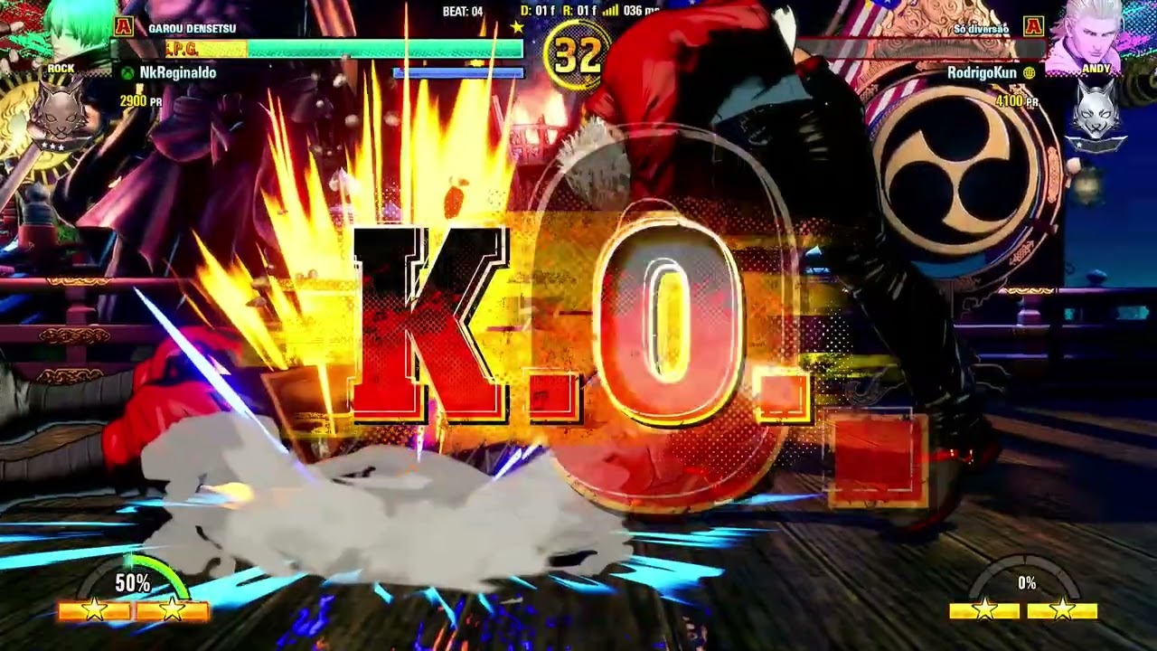 Garou Densetsu CotW - Partidas contra Rodrigo Dattebayo. 1