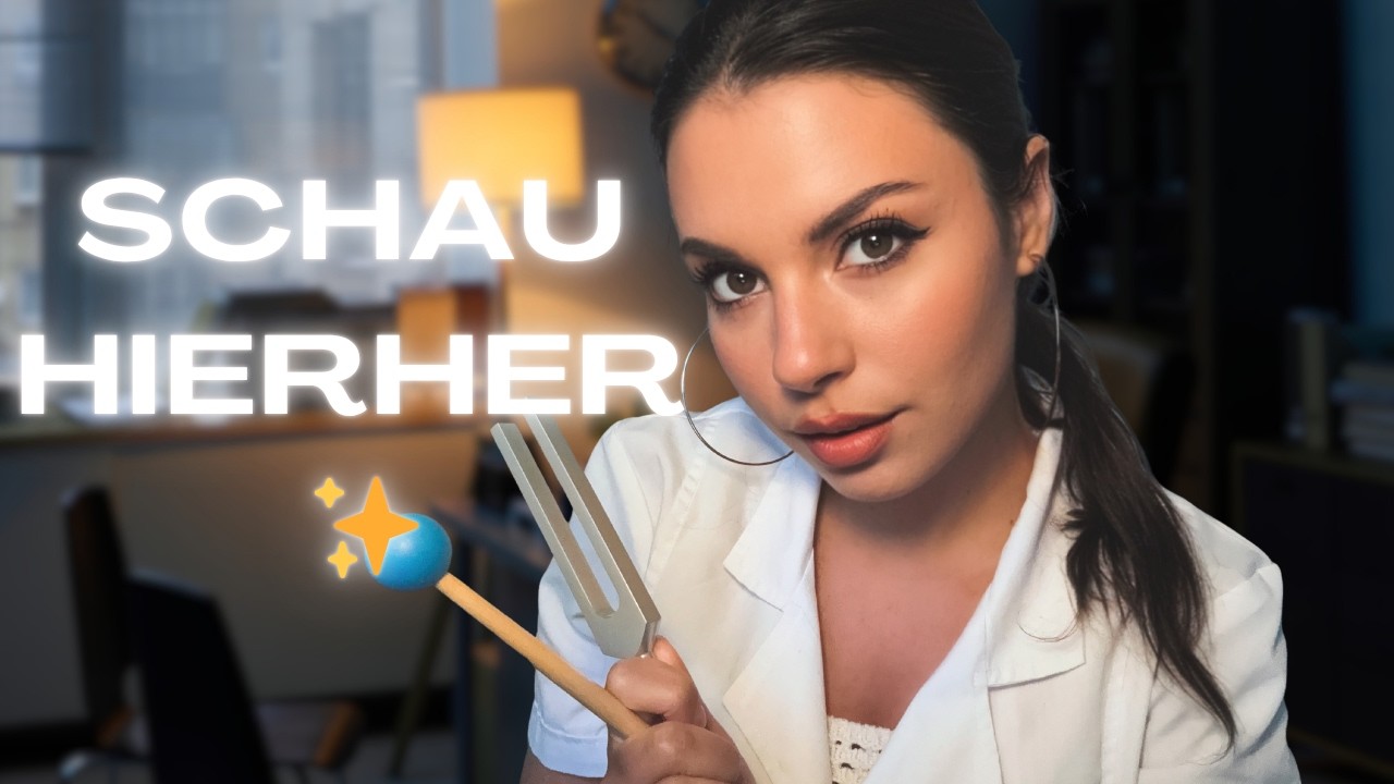 ASMR Intensiver Cranial Nerve Exam 🩺 (Deine Hirnnerven-Untersuchung)