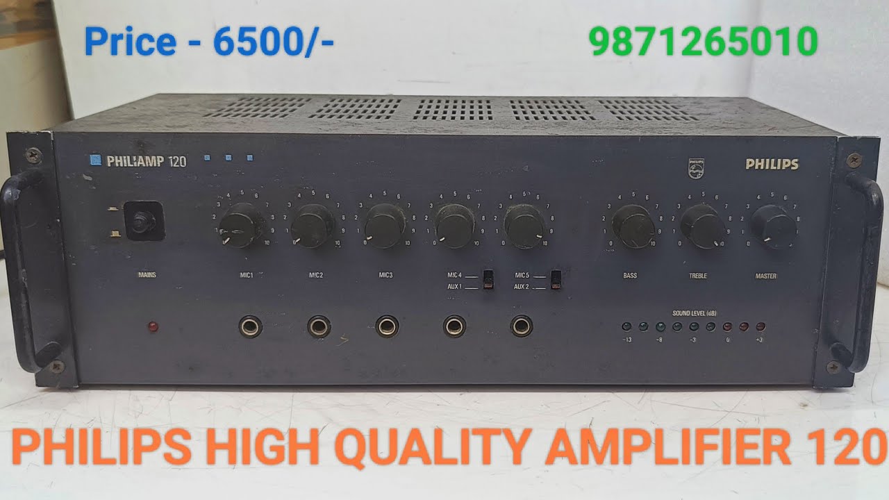 PHILIPS HIGH QUALITY AMPLIFIER 120 Price - 6500/- Only Contact No - 9871265010