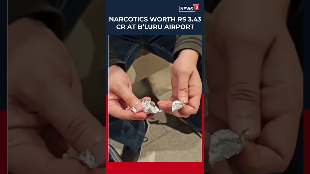 Bengaluru Customs Bust: Passenger from Bangkok Held with 1.7 Kg Charas Hidden in Candy | N18S