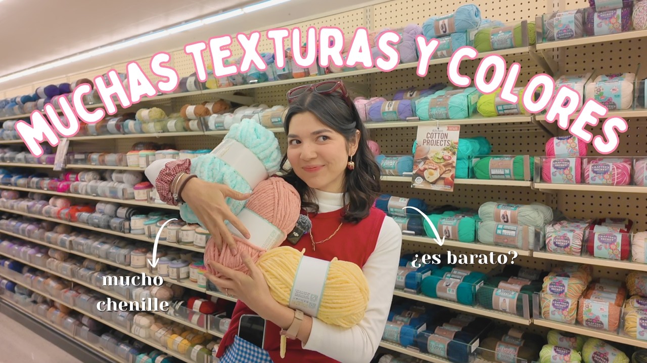 Comprando ESTAMBRES en 🇺🇸 | Hobby Lobby & Walmart | Vlog crochet