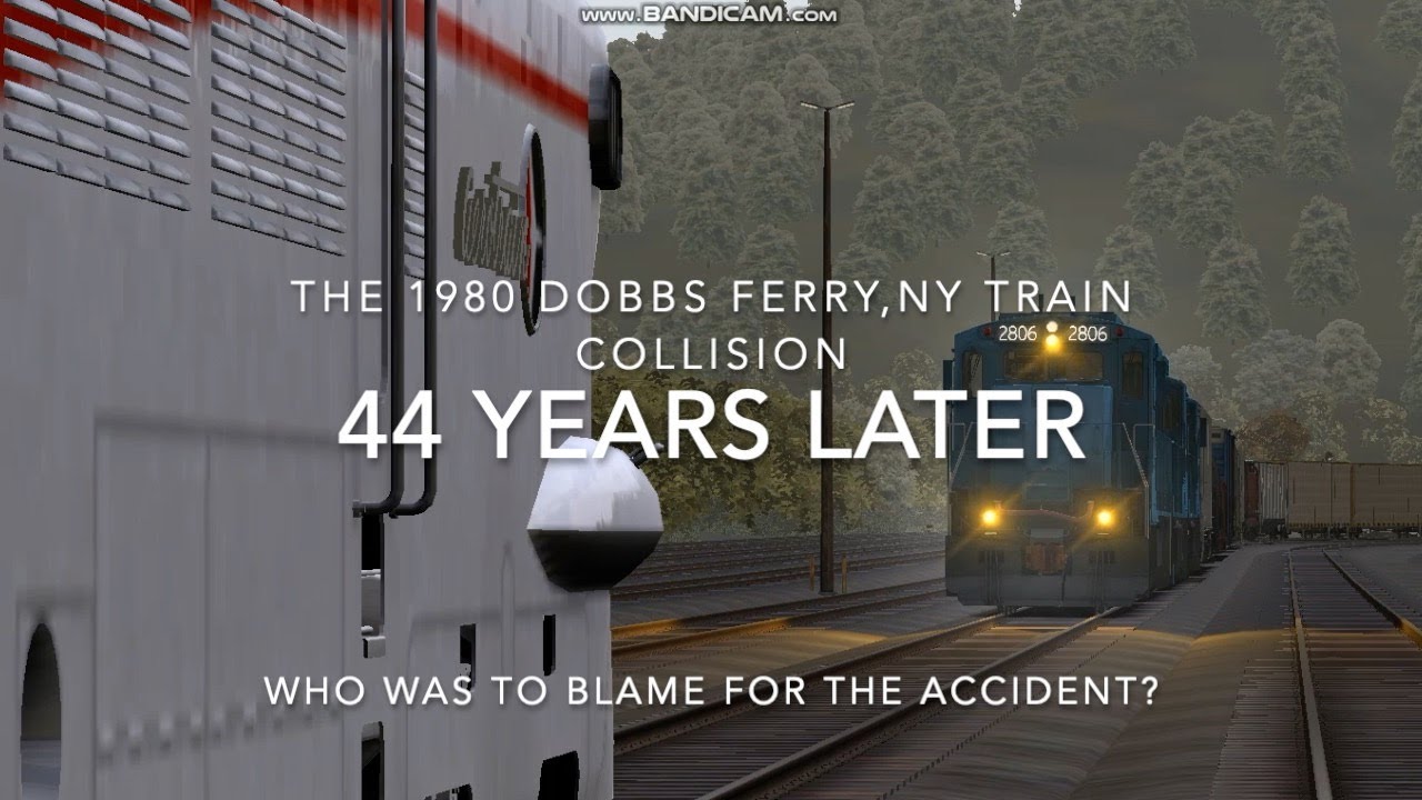 The 1980 Dobbs Ferry, NY Train Collision 44 Years Later