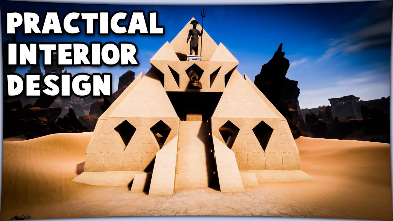 Building a Fancy Pyramid | Practical Interior Design | CONAN EXILES