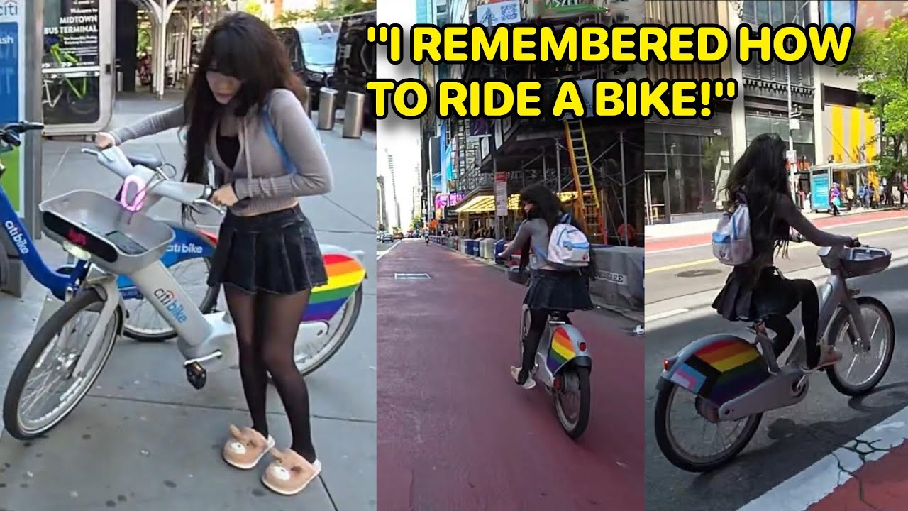 Emiru's First Bike Ride in NYC