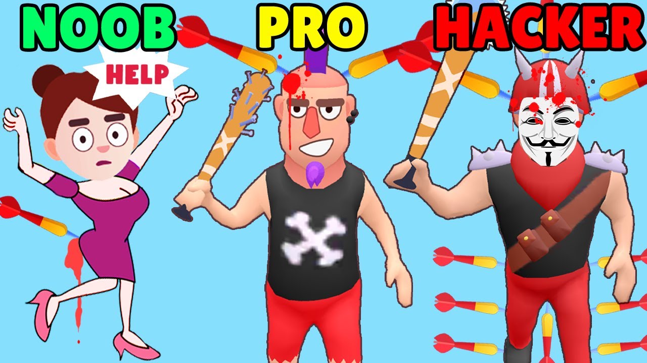 NOOB vs PRO vs HACKER in Hit Master 3D