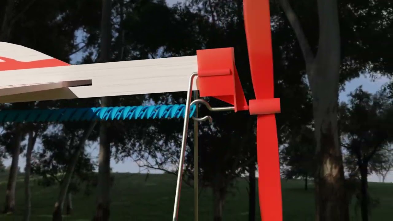 Rubber Band Prop Plane Closeup