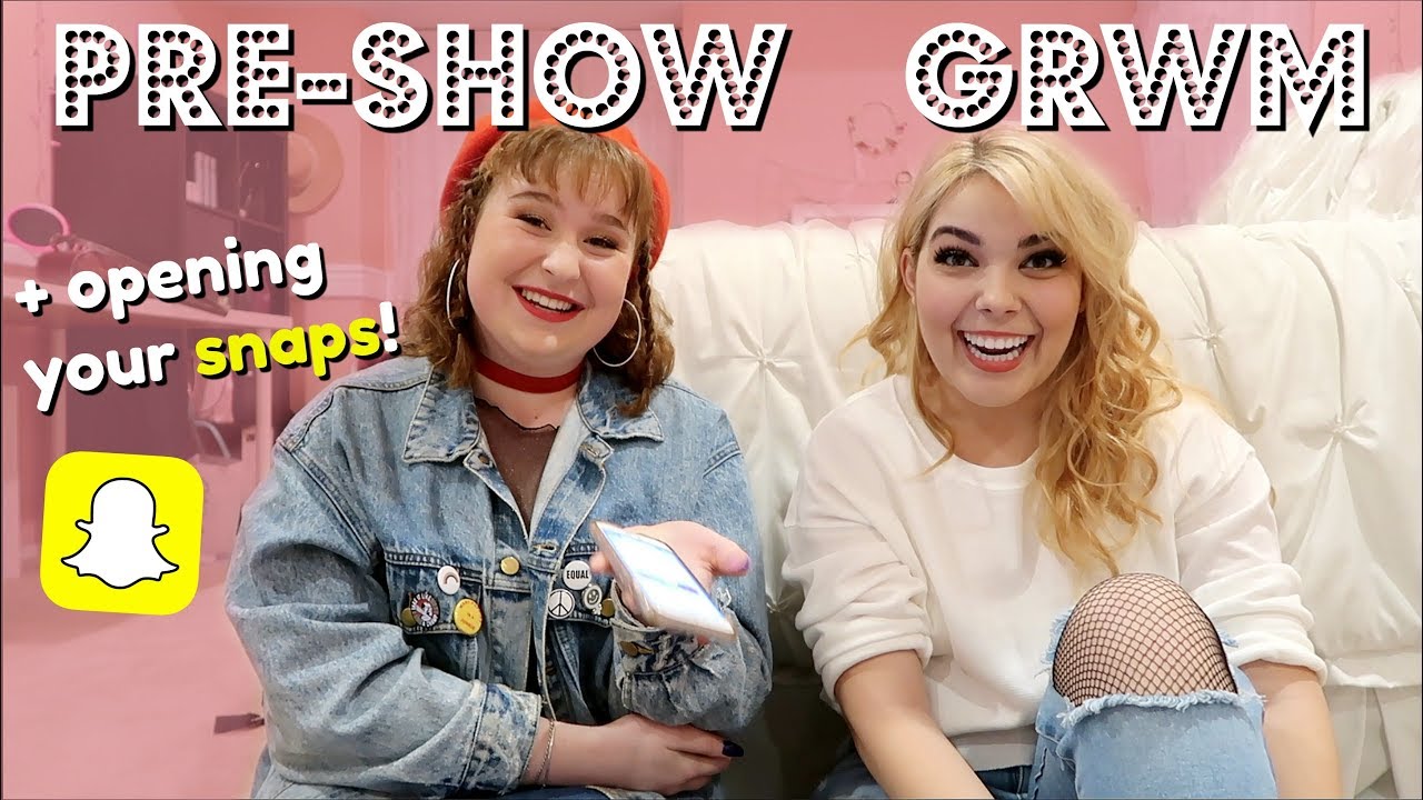 Pre-Show GRWM | Открываем ВАШИ Snapchats! (при участии Джулии Лестер!)
