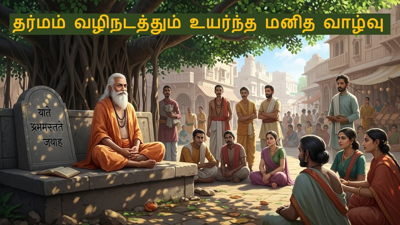 தர்மம் வழிநடத்தும் உயர்ந்த மனித வாழ்வு / A Noble Human Life guided by Righteousness