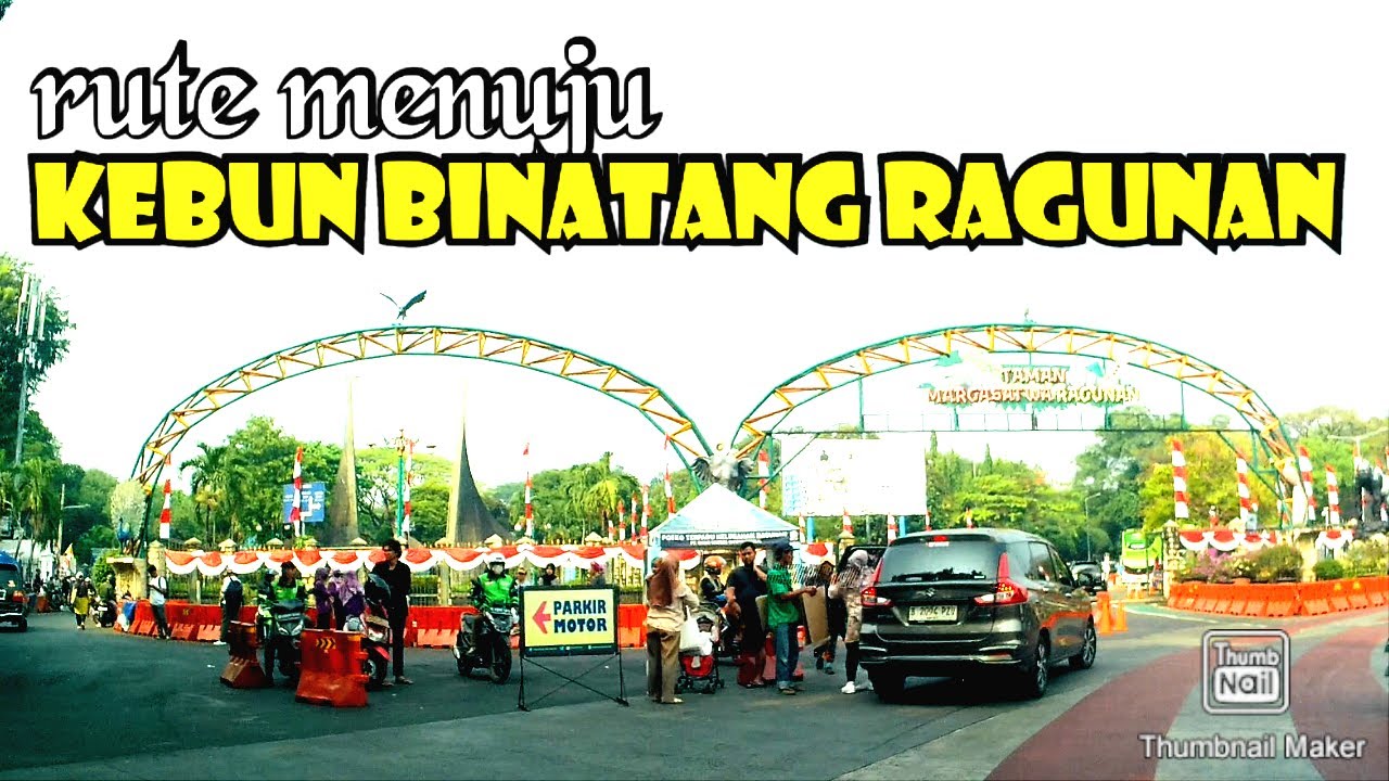 Rute menuju KEBUN BINATANG RAGUNAN, jakarta, #menuwisata
