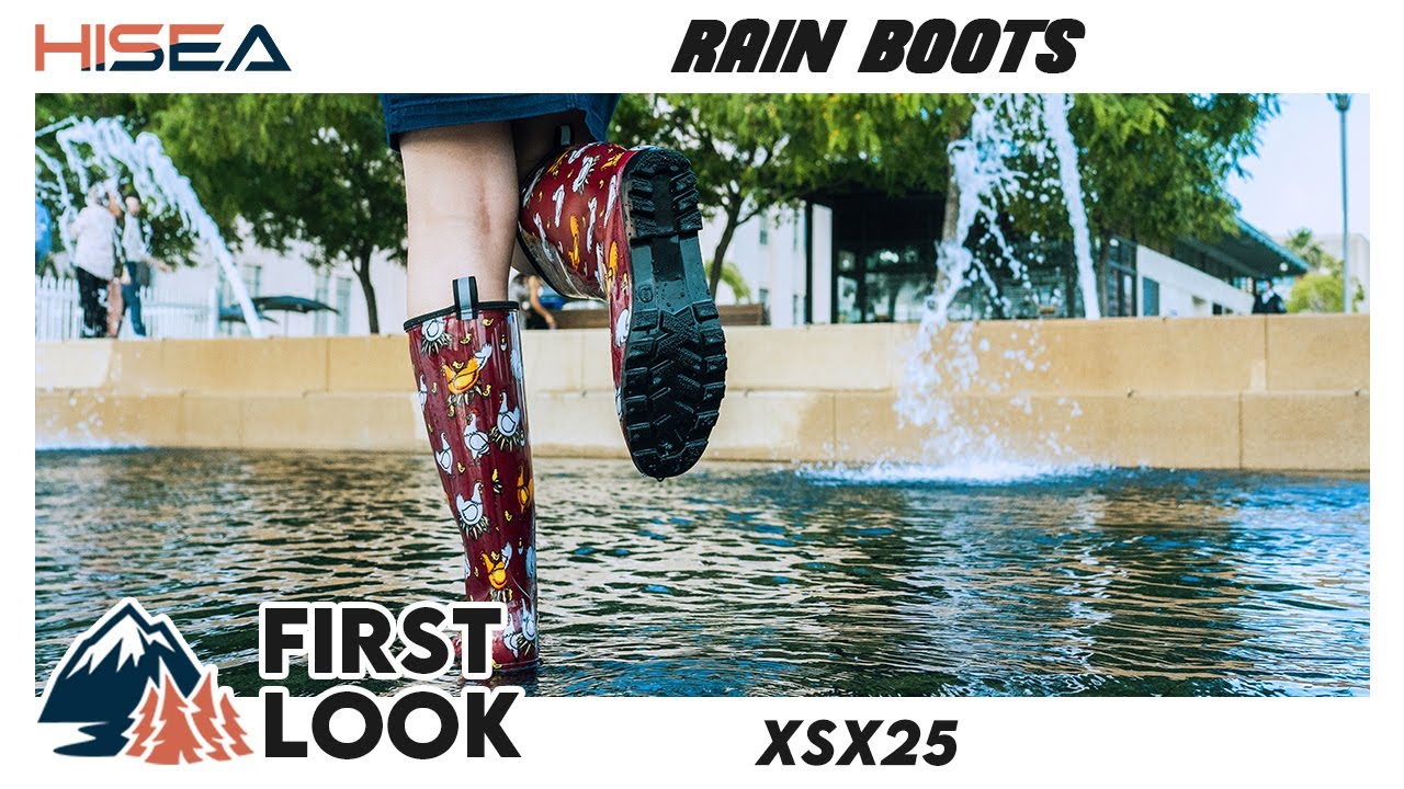 How to Put On Rain Boots | Hisea Rain Boots