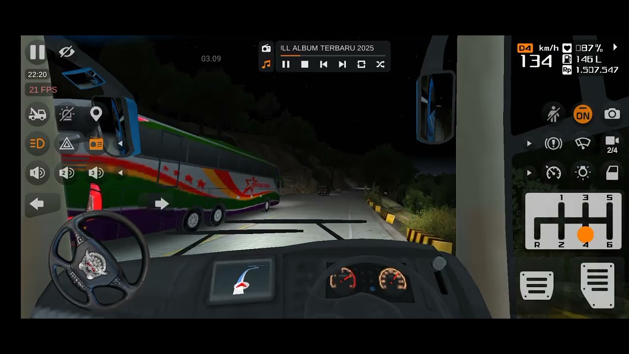 Hari ini main bussid part 2