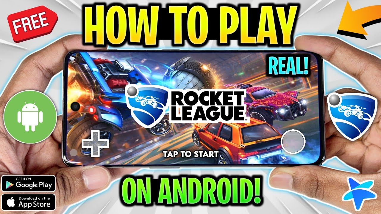 🔥 Как играть в Rocket League на Android (ПК-версия) Настоящий геймплей Rocket League на мобильных...