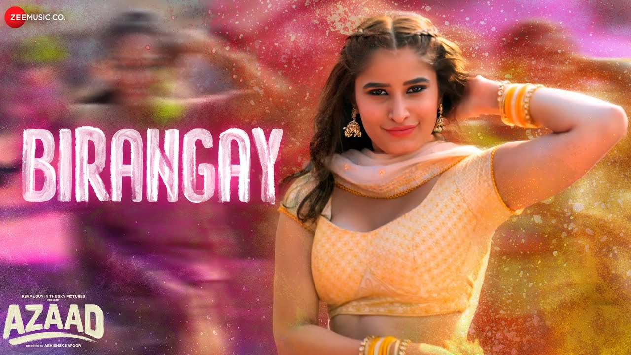 Birangay | Rasha Thadani & Aaman Devgan | Azaad | Amit Trivedi & Meenal Jain | Lyrical