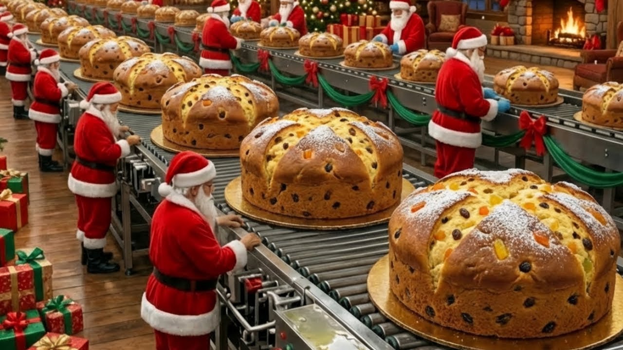 How Christmas Panettone Is Made: Inside a High-End Italian Bakery (Full Process)