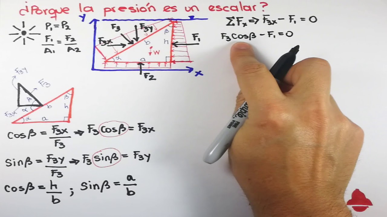 ¿PORQUE LA PRESIÓN ES UN ESCALAR?