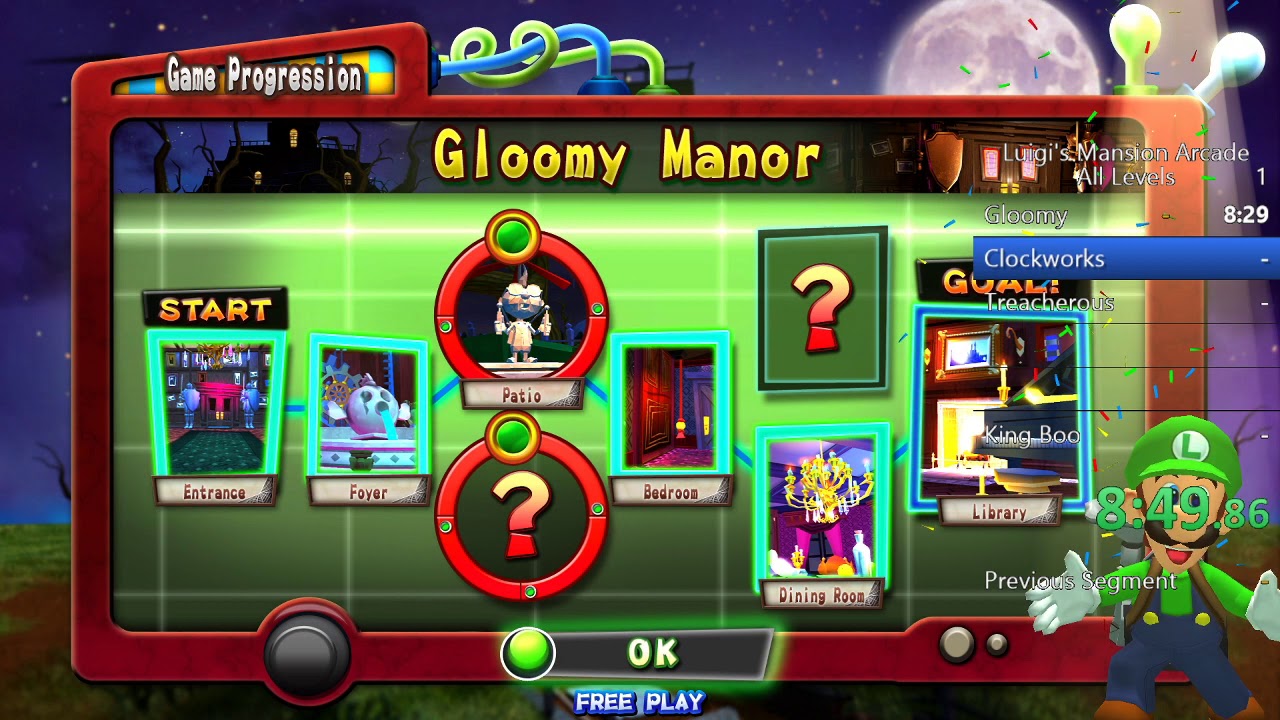 Luigi's Mansion Arcade All Levels Speedrun in 27:27.98