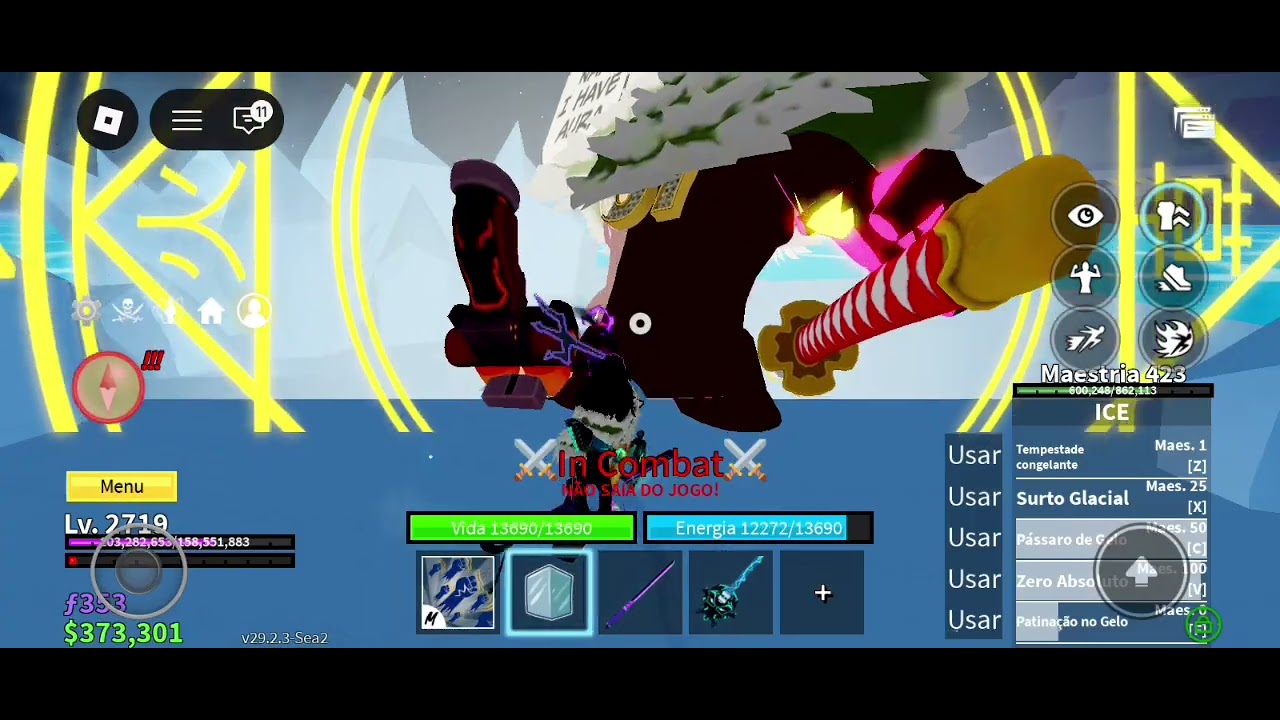 Blox Fruits mais se eu perder eu saio do jogo...